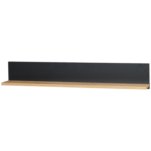 Półka JOHNNY JH10 dąb lefkas / czarny 265623
