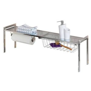 Półka kuchenna EXQUISIT – stal chromowana, WENKO 104265 Półka kuchenna EXQUISIT – stal chromowana, WENKO 104265