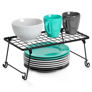Półka kuchenna metalowa czarna 36x22x15 cm 790119 Półka kuchenna metalowa czarna 36x22x15 cm 790119