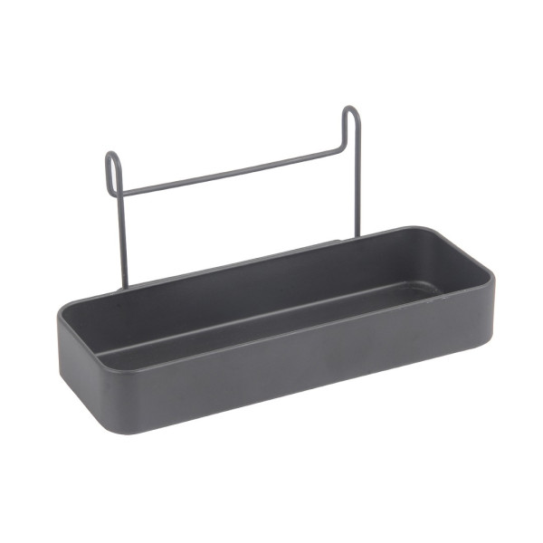 Półka Kuchenna Na Reling Czarna 414968