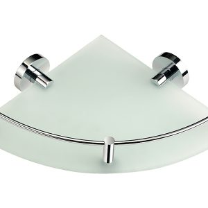 Półka łazienkowa narożna chrom szkło matowe Stella Classic 74332 Półka łazienkowa narożna chrom szkło matowe Stella Classic 74332