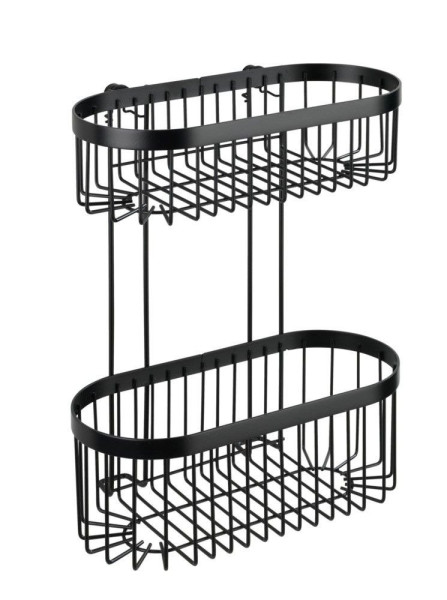 Półka łazienkowa wisząca Classic-Plus, 2 poziomy, WENKO 175508