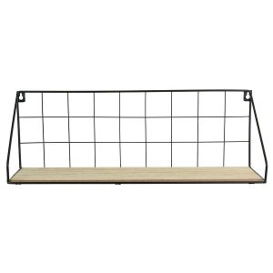 PÓŁKA METALOWA Canard czarna 45x15cm MDF W OKLEINIE DĘBU 45378 PÓŁKA METALOWA Canard czarna 45x15cm MDF W OKLEINIE DĘBU 45378