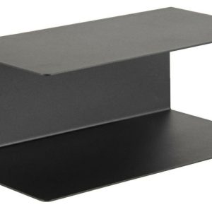 PÓŁKA METALOWA Joliet S czarna DWA POZIOMY minimalistyczna 310798 PÓŁKA METALOWA Joliet S czarna DWA POZIOMY minimalistyczna 310798