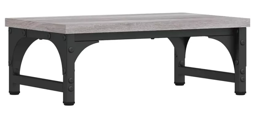Półka na biurko pod monitor szary dąb - Xyax 656964