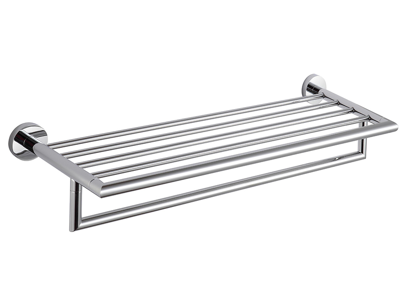 Półka na ręczniki z relingiem 50 cm chrom Stella Classic 74266