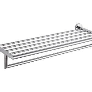 Półka na ręczniki z relingiem 60 cm chrom Stella Classic 74269 Półka na ręczniki z relingiem 60 cm chrom Stella Classic 74269