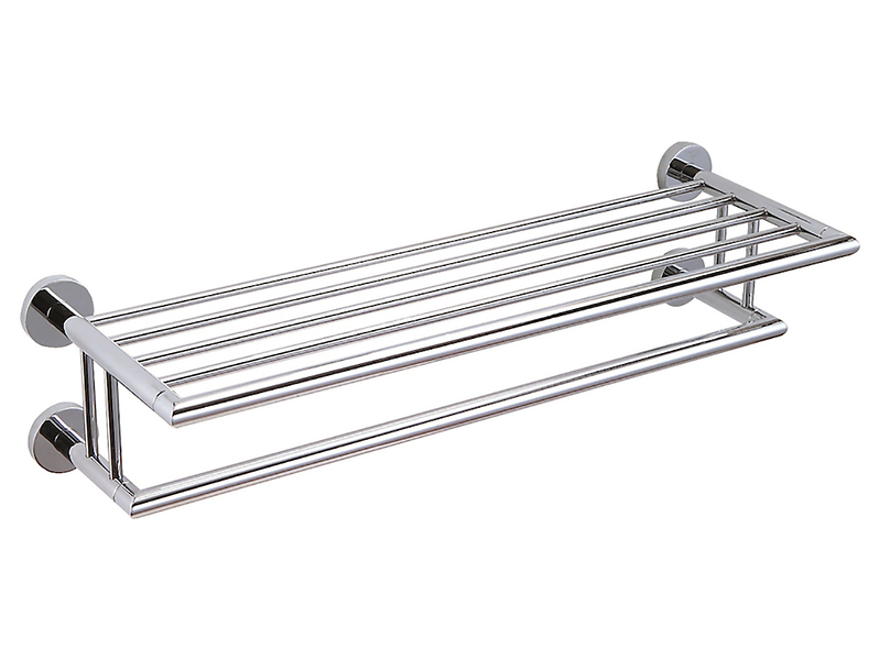 Półka na ręczniki z relingiem chrom Stella Classic 74270