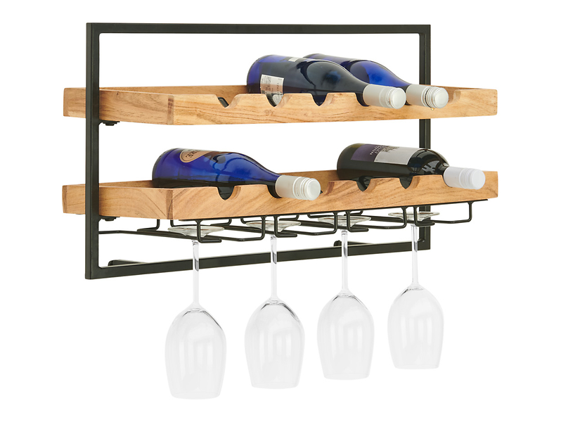 Półka na wino Valo 65x35 akacja loft 703680