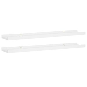 Półka na zdjęcia Biały 80 x 9 x 3 cm MDF vidaXL 490461 Półka na zdjęcia Biały 80 x 9 x 3 cm MDF vidaXL 490461
