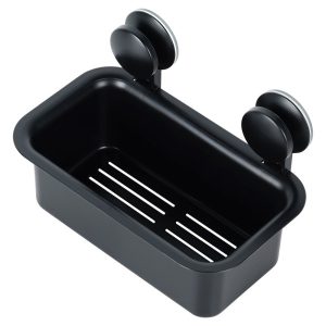 Półka pod prysznic na przyssawki czarna 23,5×13,5x15cm 782512 Półka pod prysznic na przyssawki czarna 23,5×13,5x15cm 782512