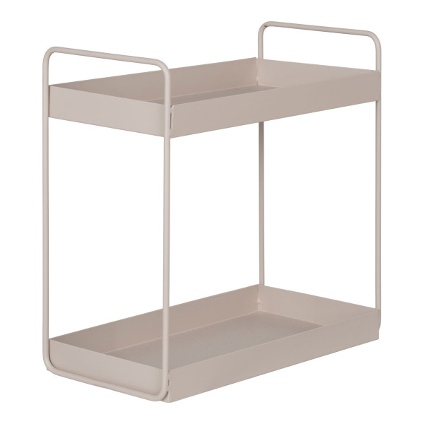 Półka Rabo beżowa metalowa 30x15 cm 2-poziomowa 669590