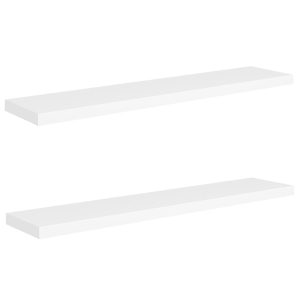 Półka ścienna Biały 120 x 23.5 x 3.8 cm MDF vidaXL 188560 Półka ścienna Biały 120 x 23.5 x 3.8 cm MDF vidaXL 188560