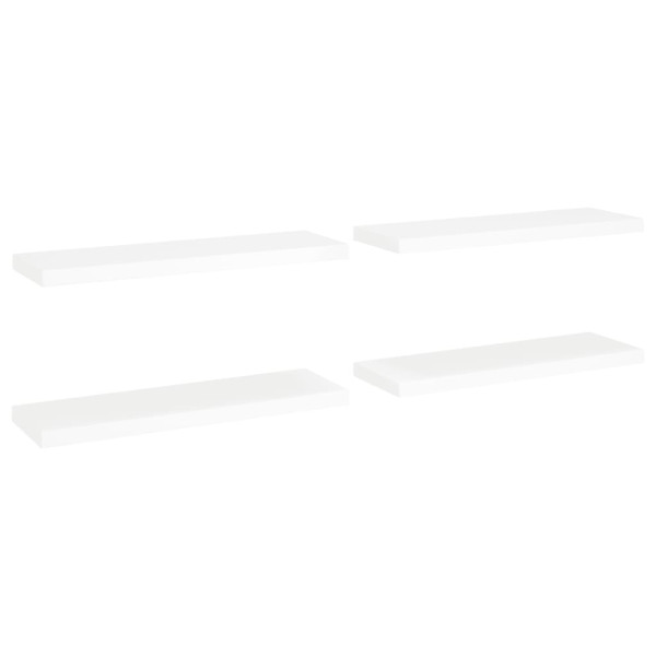 Półka ścienna Biały 80 x 23.5 x 3.8 cm MDF vidaXL 188540