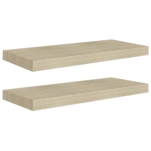 Półka ścienna Brąz 60 x 23.5 x 3.8 cm MDF vidaXL 188571 Półka ścienna Brąz 60 x 23.5 x 3.8 cm MDF vidaXL 188571