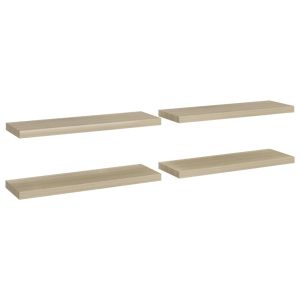 Półka ścienna Brąz 80 x 23.5 x 3.8 cm MDF vidaXL 188534 Półka ścienna Brąz 80 x 23.5 x 3.8 cm MDF vidaXL 188534