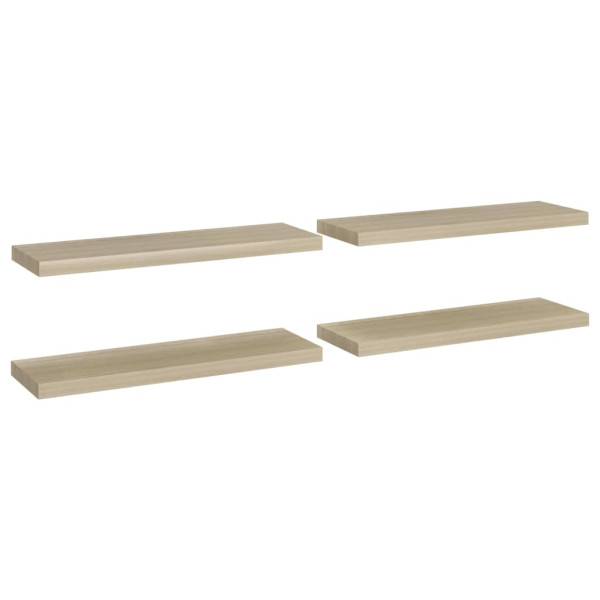 Półka ścienna Brąz 80 x 23.5 x 3.8 cm MDF vidaXL 188534