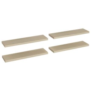 Półka ścienna Brąz 90 x 23.5 x 3.8 cm MDF vidaXL 188620 Półka ścienna Brąz 90 x 23.5 x 3.8 cm MDF vidaXL 188620