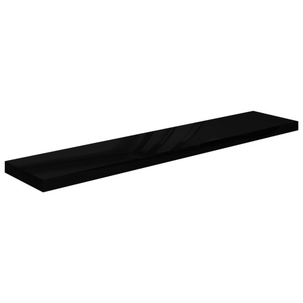 Półka ścienna Czarny 120 x 23.5 x 3.8 cm MDF vidaXL 188522