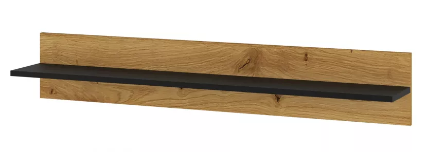 Półka ścienna + dąb artisan - Narix 774132
