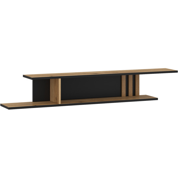 Półka Ścienna do Salonu VERVE 140 cm Dąb Evok Klasyczna Loft 318987
