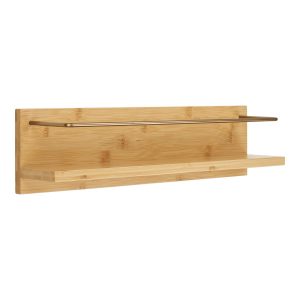 Półka ścienna Ember 45x10x12 cm bambusowa prostokątna 656743 Półka ścienna Ember 45x10x12 cm bambusowa prostokątna 656743