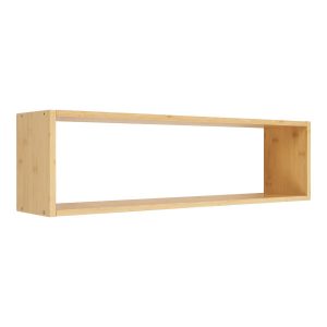 Półka ścienna Ember 70x15x19,5 cm bambusowa prostokątna 656747 Półka ścienna Ember 70x15x19,5 cm bambusowa prostokątna 656747