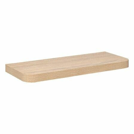 PÓŁKA ŚCIENNA Fixy 60 cm ZAOKRĄGLONA naturalna z płyty MDF 519116