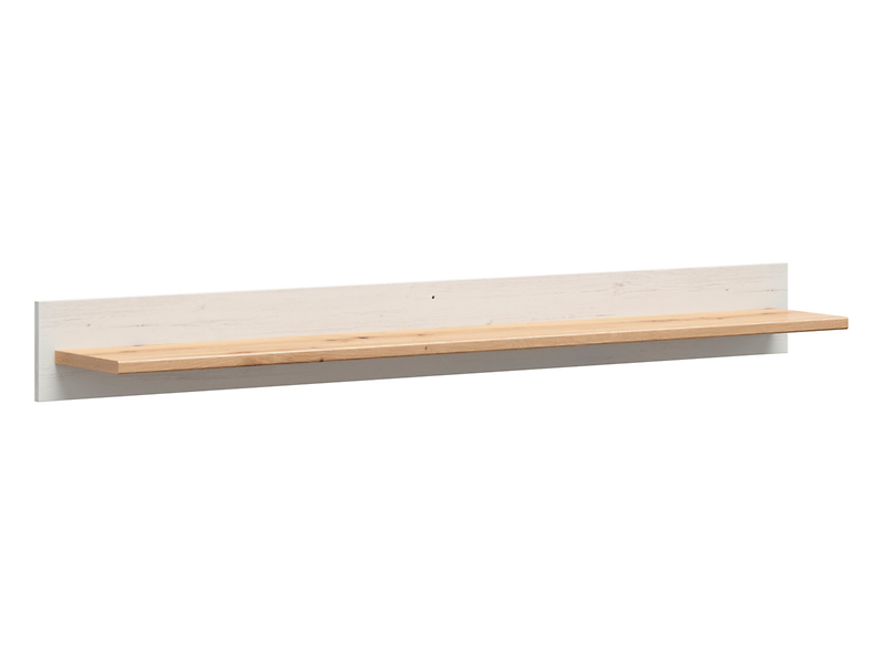Półka ścienna Frija 153 cm sosna andersen biała 801191