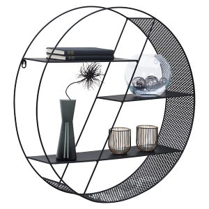 Półka ścienna Fuz 60 cm czarna 704777 Półka ścienna Fuz 60 cm czarna 704777