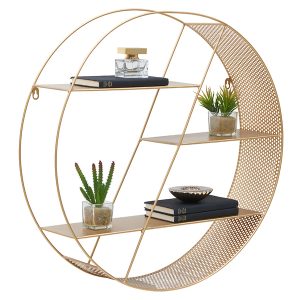 Półka ścienna Fuz 60 cm złota 704776 Półka ścienna Fuz 60 cm złota 704776