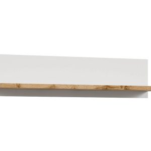Półka ścienna Holten 106 cm biały/dąb wotan 36710