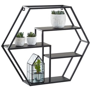 Półka ścienna Kai 60 cm czarna 714163