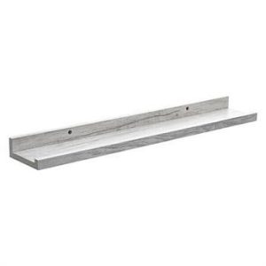 Półka ścienna L dąb szary 58cm 386344