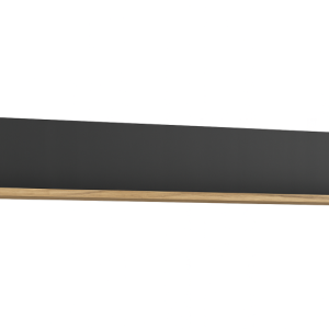 Półka ścienna Montana 140 cm – dąb craft/ czarny, loft, pojemna 966774 Półka ścienna Montana 140 cm – dąb craft/ czarny, loft, pojemna 966774