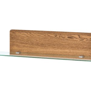 Półka ścienna Montenegro-34 105 cm dąb rustical szkło oświetlenie 139846 Półka ścienna Montenegro-34 105 cm dąb rustical szkło oświetlenie 139846