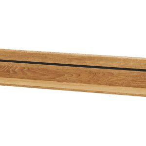 Półka ścienna Porto-35 155 cm masyw dąb złoty 139906 Półka ścienna Porto-35 155 cm masyw dąb złoty 139906
