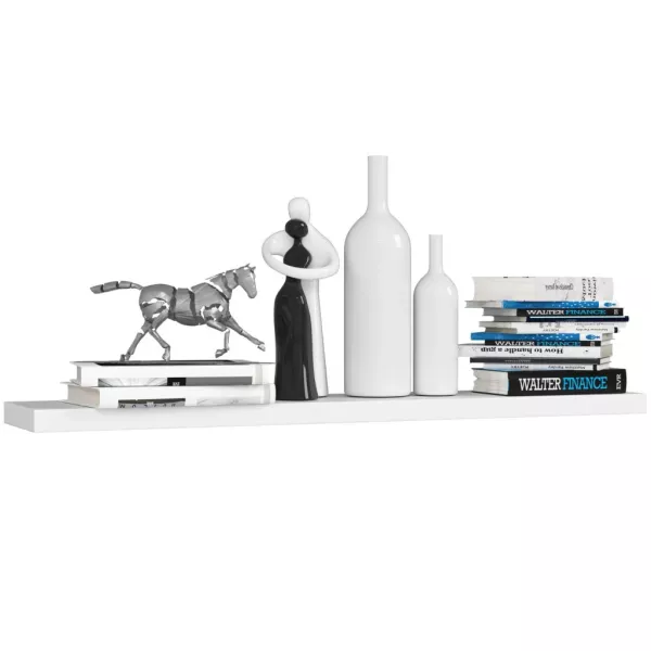 Półka ścienna, SAFI, 100 cm, biel, mat | TYLETEGOTU 987238