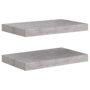 Półka ścienna Szary 40 x 23 x 3.8 cm MDF vidaXL 188511 Półka ścienna Szary 40 x 23 x 3.8 cm MDF vidaXL 188511
