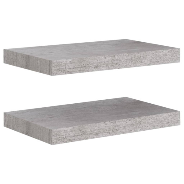 Półka ścienna Szary 40 x 23 x 3.8 cm MDF vidaXL 188511