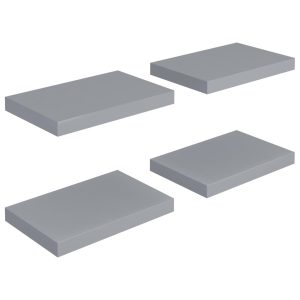 Półka ścienna Szary 40 x 23 x 3.8 cm MDF vidaXL 188509 Półka ścienna Szary 40 x 23 x 3.8 cm MDF vidaXL 188509
