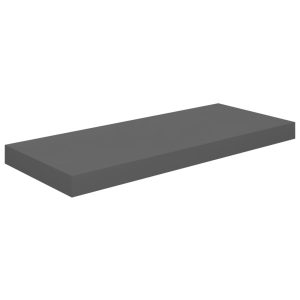 Półka ścienna Szary 60 x 23.5 x 3.8 cm MDF vidaXL 188554 Półka ścienna Szary 60 x 23.5 x 3.8 cm MDF vidaXL 188554