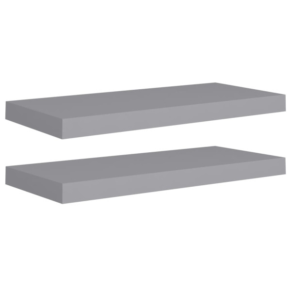 Półka ścienna Szary 60 x 23.5 x 3.8 cm MDF vidaXL 188521