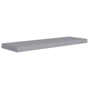 Półka ścienna Szary 80 x 23.5 x 3.8 cm MDF vidaXL 188564 Półka ścienna Szary 80 x 23.5 x 3.8 cm MDF vidaXL 188564