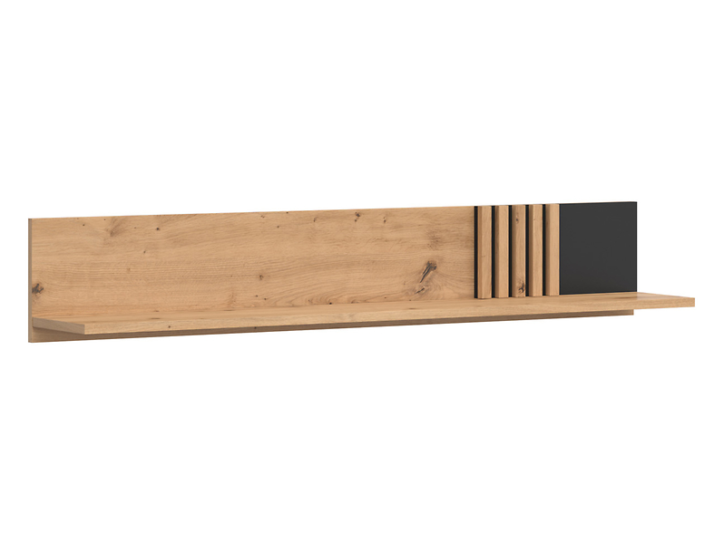 Półka ścienna Vabres 135 cm dąb artisan lamele 287247