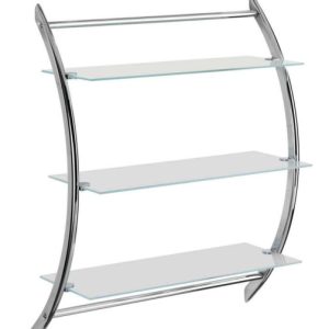 Półka ścienna VERMONT, łazienkowa – 3 poziomy, WENKO 160570 Półka ścienna VERMONT, łazienkowa – 3 poziomy, WENKO 160570