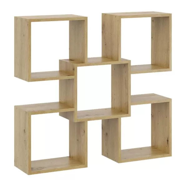 Półka ścienna w kolorze dąb artisan - Tirix 265116