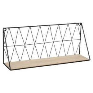 Półka ścienna Wire czarna 81921 Półka ścienna Wire czarna 81921