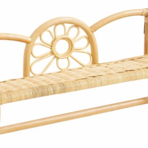 Półka ścienna z naturalnego rattanu 668484