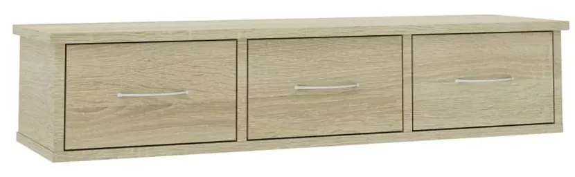 Półka ścienna z szufladami - dąb sonoma Riren 702195